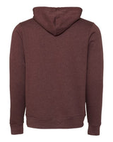 Bella + Canvas 3719 Unisex Sponge Fleece Pullover Hooded Sweatshirt #color_HEATHER MAROON