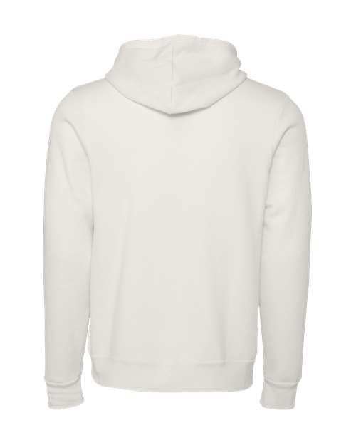 Bella + Canvas 3719 Unisex Sponge Fleece Pullover Hooded Sweatshirt #color_VINTAGE WHITE