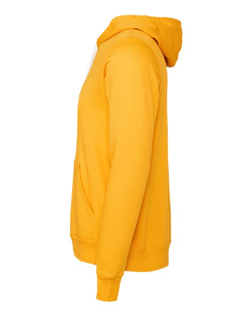 Bella + Canvas 3719 Unisex Sponge Fleece Pullover Hooded Sweatshirt #color_GOLD
