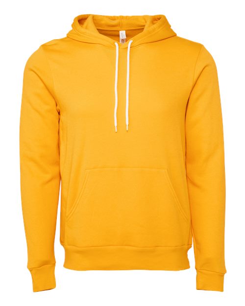 Bella + Canvas 3719 Unisex Sponge Fleece Pullover Hooded Sweatshirt #color_GOLD