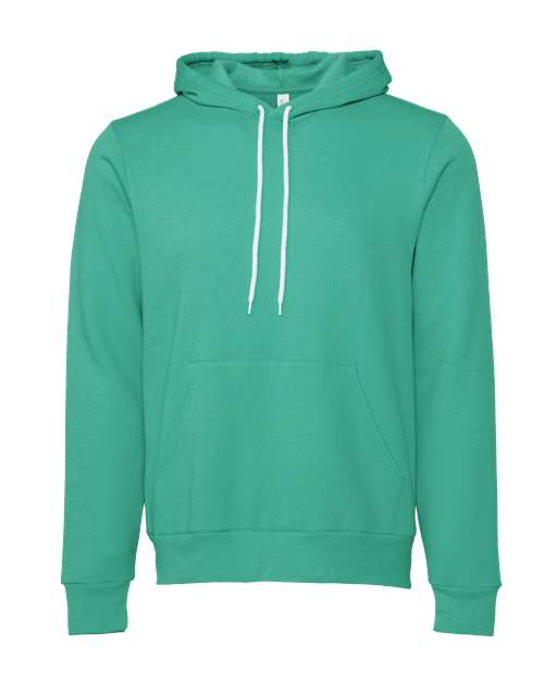Bella + Canvas 3719 Unisex Sponge Fleece Pullover Hooded Sweatshirt #color_TEAL