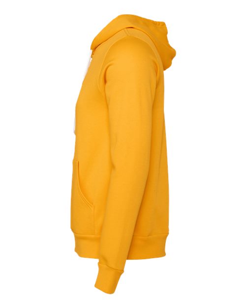 Bella + Canvas 3739 Unisex Poly-Cotton Fleece Full-Zip Hooded Sweatshirt #color_GOLD