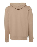Bella + Canvas 3739 Unisex Poly-Cotton Fleece Full-Zip Hooded Sweatshirt #color_TAN