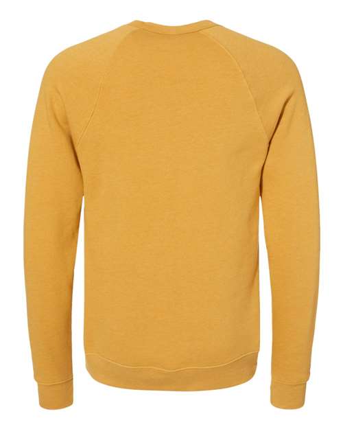 Bella + Canvas 3901 Unisex Sponge Fleece Crewneck Sweatshirt #color_HEATHER MUSTARD