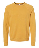 Bella + Canvas 3901 Unisex Sponge Fleece Crewneck Sweatshirt #color_HEATHER MUSTARD