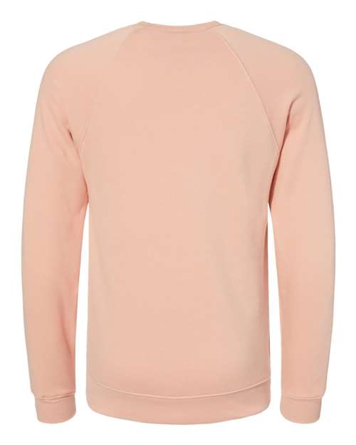 Bella + Canvas 3901 Unisex Sponge Fleece Crewneck Sweatshirt #color_PEACH