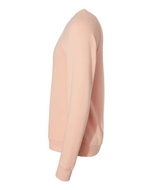 Bella + Canvas 3901 Unisex Sponge Fleece Crewneck Sweatshirt #color_PEACH