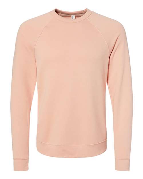 Bella + Canvas 3901 Unisex Sponge Fleece Crewneck Sweatshirt #color_PEACH