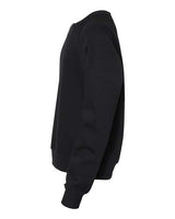 Bella + Canvas 3901Y Youth Sponge Fleece Raglan Sweatshirt #color_BLACK