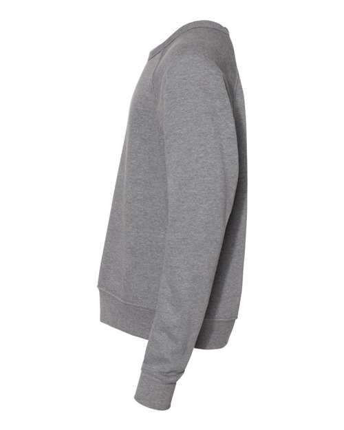 Bella + Canvas 3901Y Youth Sponge Fleece Raglan Sweatshirt #color_DEEP HEATHER