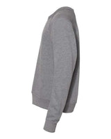 Bella + Canvas 3901Y Youth Sponge Fleece Raglan Sweatshirt #color_DEEP HEATHER
