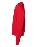 Bella + Canvas 3901Y Youth Sponge Fleece Raglan Sweatshirt #color_RED
