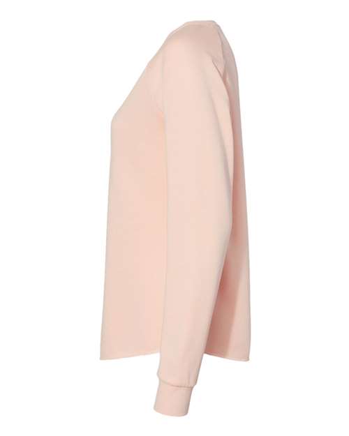 Independent Trading Co. PRM2000 Women's California Wave Wash Crewneck Sweatshirt #color_Blush