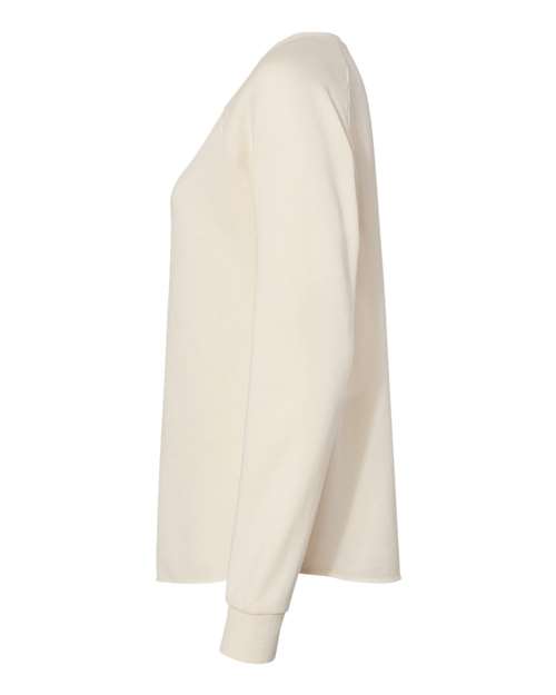 Independent Trading Co. PRM2000 Women's California Wave Wash Crewneck Sweatshirt #color_Bone