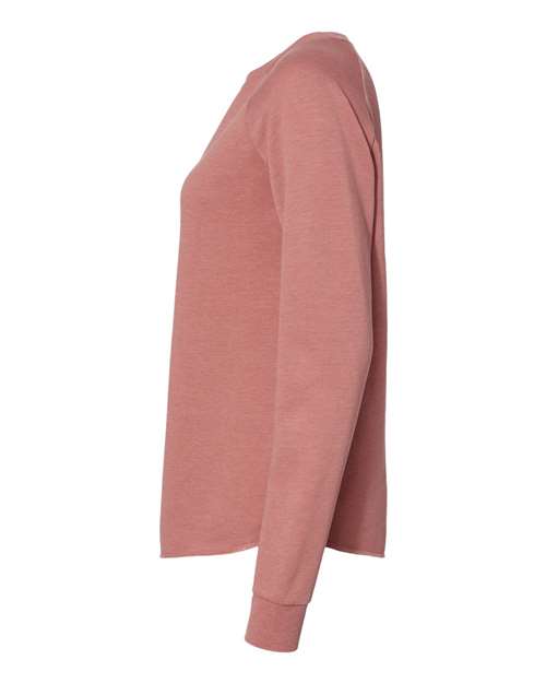 Independent Trading Co. PRM2000 Women's California Wave Wash Crewneck Sweatshirt #color_Dusty Rose
