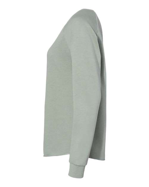 Independent Trading Co. PRM2000 Women's California Wave Wash Crewneck Sweatshirt #color_Sage