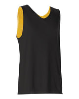 Alleson Athletic 506CR Reversible Tank #color_Black/ Gold