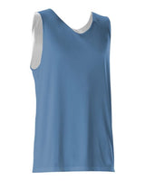 Alleson Athletic 506CR Reversible Tank #color_Columbia Blue/ White