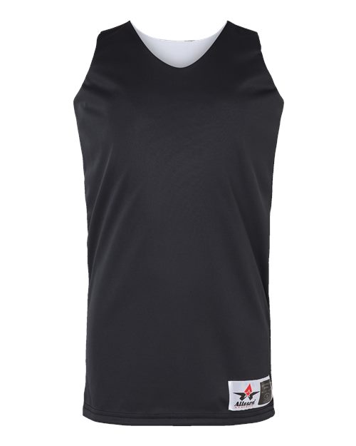 Alleson Athletic 506CRY Youth Reversible Tank #color_Black/ White