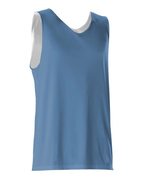Alleson Athletic 506CRY Youth Reversible Tank #color_Columbia Blue/ White