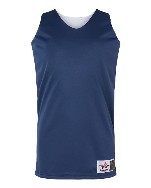 Alleson Athletic 506CRY Youth Reversible Tank #color_Navy/ White