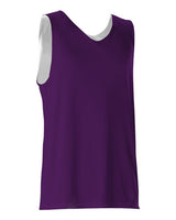 Alleson Athletic 506CRY Youth Reversible Tank #color_Purple/ White
