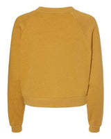 Bella + Canvas B7505 FWD Fashion Ladies' Raglan Pullover Fleece #color_HEATHER MUSTARD