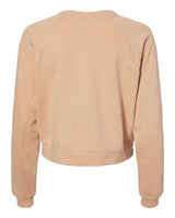 Bella + Canvas B7505 FWD Fashion Ladies' Raglan Pullover Fleece #color_HEATHR SAND DUNE