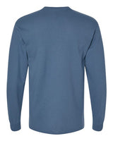 Gildan G540 Adult Heavy Cotton Long-Sleeve T-Shirt #color_INDIGO BLUE