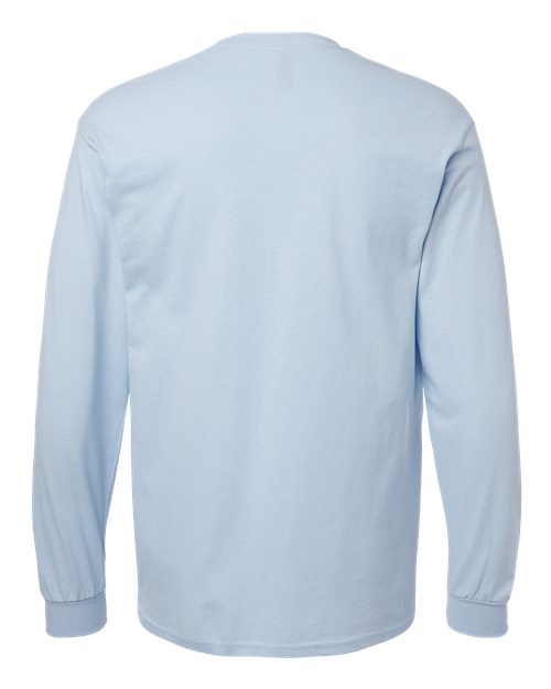 Gildan G540 Adult Heavy Cotton Long-Sleeve T-Shirt #color_LIGHT BLUE