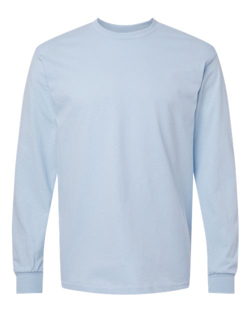 Gildan G540 Adult Heavy Cotton Long-Sleeve T-Shirt #color_LIGHT BLUE