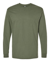 Gildan G540 Adult Heavy Cotton Long-Sleeve T-Shirt #color_MILITARY GREEN