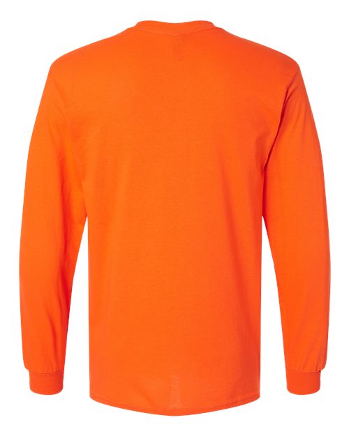 Gildan G540 Adult Heavy Cotton Long-Sleeve T-Shirt #color_ORANGE