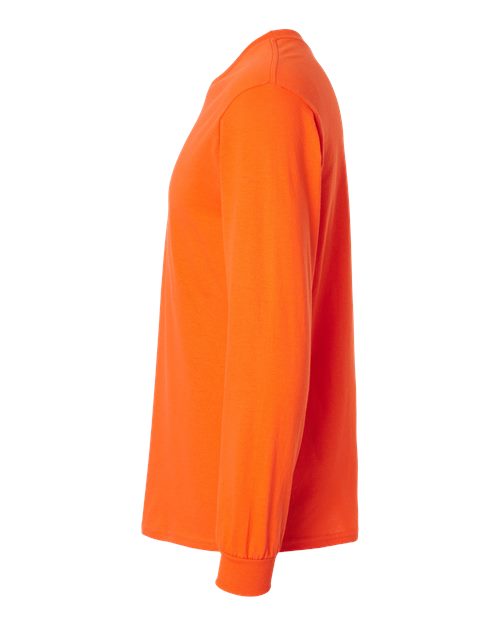 Gildan G540 Adult Heavy Cotton Long-Sleeve T-Shirt #color_ORANGE