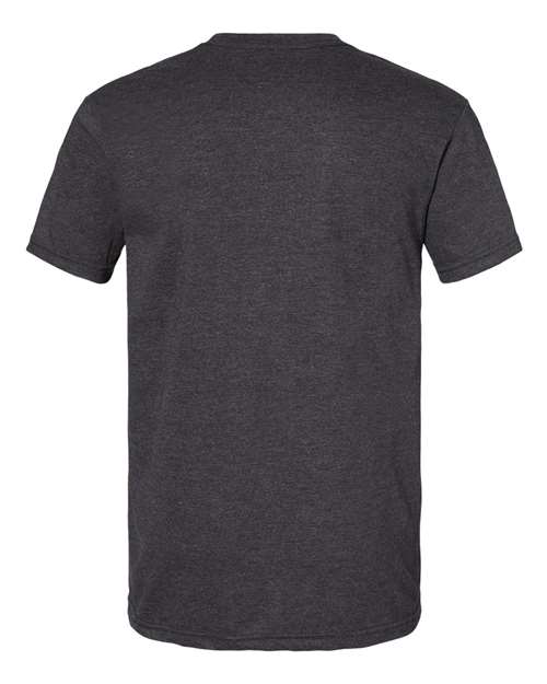 Gildan G670 Men's Softstyle CVC T-Shirt #color_PITCH BLACK MIST