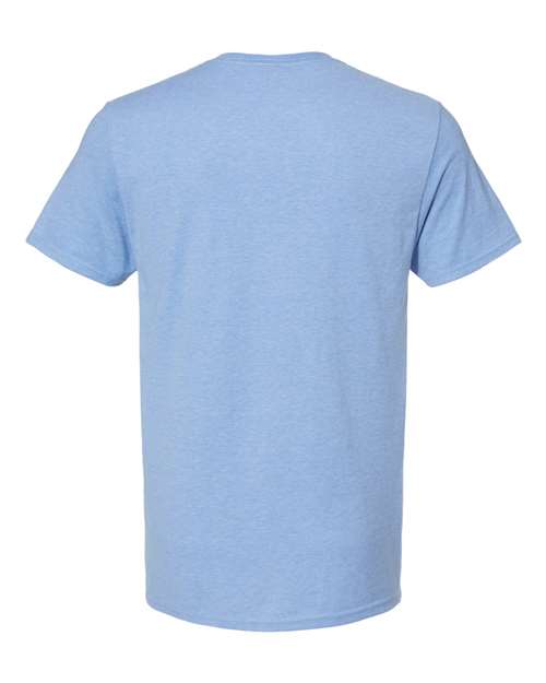 Jerzees 560MR Adult Premium Blend Ring-Spun T-Shirt #color_CAROLINA HEATHER