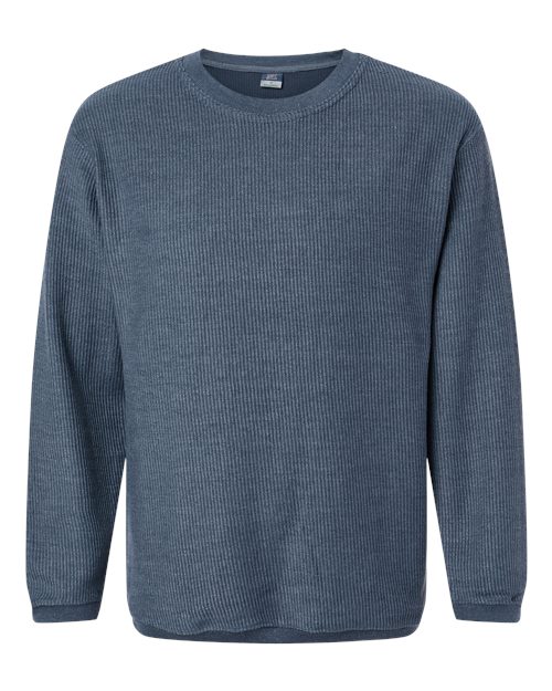 MV Sport 19179 Corded Crewneck Pullover #color_Navy
