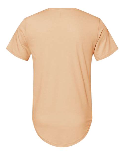 Bella + Canvas 3003C FWD Fashion Men's Curved Hem Short Sleeve T-Shirt #color_HEATHR SAND DUNE