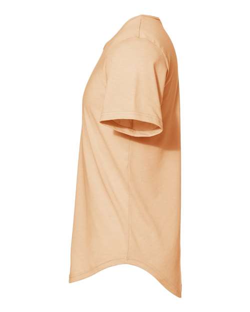 Bella + Canvas 3003C FWD Fashion Men's Curved Hem Short Sleeve T-Shirt #color_HEATHR SAND DUNE