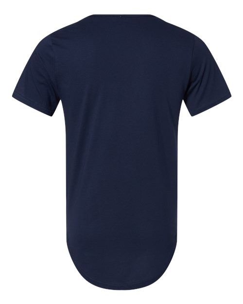 Bella + Canvas 3003C FWD Fashion Men's Curved Hem Short Sleeve T-Shirt #color_NAVY