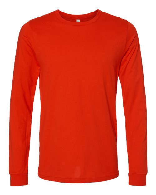 Bella + Canvas 3501 Unisex Jersey Long-Sleeve T-Shirt #color_POPPY