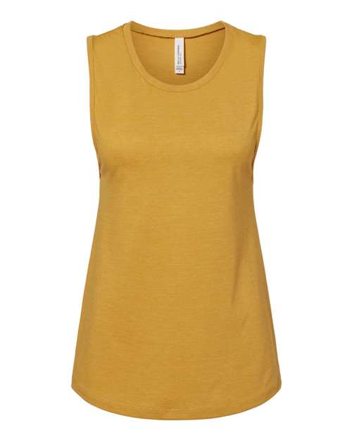 Bella + Canvas B6003 Ladies' Jersey Muscle Tank #color_HEATHER MUSTARD