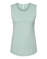 Bella + Canvas B6003 Ladies' Jersey Muscle Tank #color_HTHR DUSTY BLUE