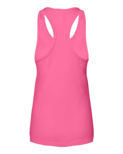 Bella + Canvas B6008 Ladies' Jersey Racerback Tank #color_CHARITY PINK