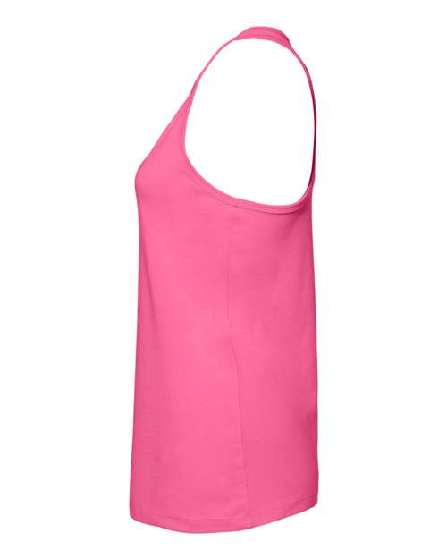 Bella + Canvas B6008 Ladies' Jersey Racerback Tank #color_CHARITY PINK