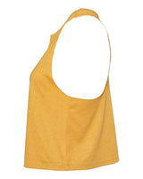 Bella + Canvas 6682 Ladies' Racerback Cropped Tank #color_HEATHER MUSTARD