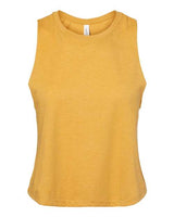 Bella + Canvas 6682 Ladies' Racerback Cropped Tank #color_HEATHER MUSTARD