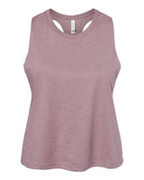 Bella + Canvas 6682 Ladies' Racerback Cropped Tank #color_HEATHER ORCHID