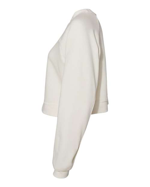 Bella + Canvas B7505 FWD Fashion Ladies' Raglan Pullover Fleece #color_VINTAGE WHITE