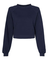 Bella + Canvas B7505 FWD Fashion Ladies' Raglan Pullover Fleece #color_NAVY